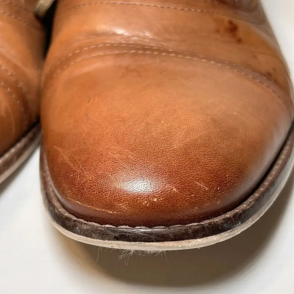 RUSH Gordon Rush Brown Oxford Classic Men's Shoes Size 10 Leather Everett